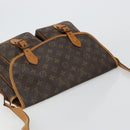 LOUIS VUITTON Monogram Gibeciere MM Shoulder Bag M42247 LV Auth bs35565-6