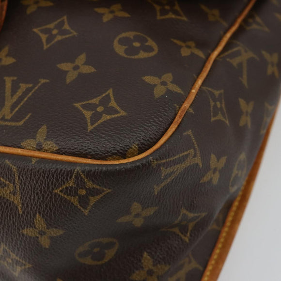 LOUIS VUITTON Monogram Gibeciere GM Shoulder Bag M42246 LV Auth bs35566