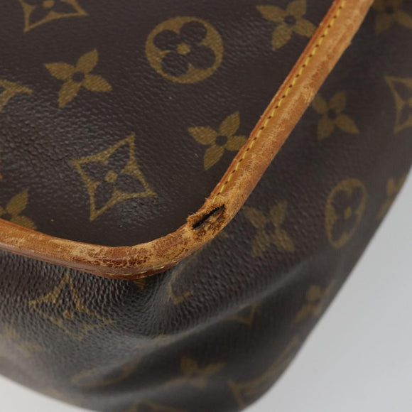 LOUIS VUITTON Monogram Gibeciere GM Shoulder Bag M42246 LV Auth bs35566
