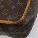LOUIS VUITTON Monogram Gibeciere GM Shoulder Bag M42246 LV Auth bs35566-16