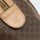 CELINE Macadam Canvas Hand Bag PVC Leather Brown Gold Auth bs35569A-12