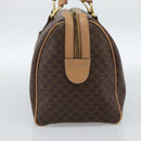 CELINE Macadam Canvas Hand Bag PVC Leather Brown Gold Auth bs35569A-4