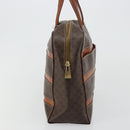 CELINE Macadam Canvas Hand Bag PVC Leather Brown Gold Auth bs35570-5
