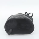 Salvatore Ferragamo Backpack Leather Black Gold Auth bs35571-5
