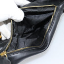 Salvatore Ferragamo Backpack Leather Black Gold Auth bs35571-23
