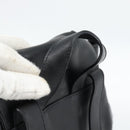 Salvatore Ferragamo Backpack Leather Black Gold Auth bs35571-7
