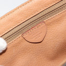 CELINE Macadam Canvas Shoulder Bag PVC Leather Brown Gold Auth bs35574-16