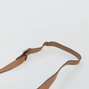 CELINE Macadam Canvas Shoulder Bag PVC Leather Brown Gold Auth bs35574-8