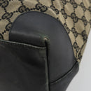 GUCCI GG Canvas Tote Bag Black 002 1121 Auth bs35575-15