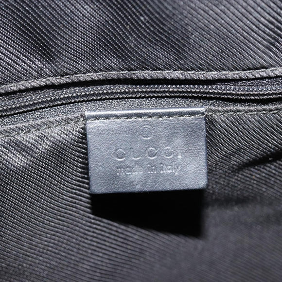 GUCCI GG Canvas Tote Bag Black 002 1121 Auth bs35575
