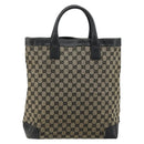 GUCCI GG Canvas Tote Bag Black 002 1121 Auth bs35575-2