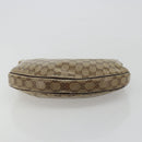 GUCCI GG Crystal Shoulder Bag Coated Canvas Beige Gold 181493 Auth bs35576-5