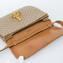 CELINE Macadam Canvas Shoulder Bag PVC Beige Gold Auth bs35577-9