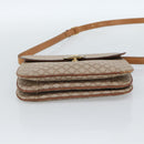 CELINE Macadam Canvas Shoulder Bag PVC Beige Gold Auth bs35577-5