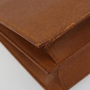 SAINT LAURENT Tote Bag Leather Brown Auth bs35578-16