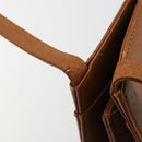 SAINT LAURENT Tote Bag Leather Brown Auth bs35578-10