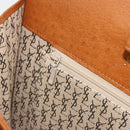 SAINT LAURENT Tote Bag Leather Brown Auth bs35578-21