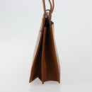SAINT LAURENT Tote Bag Leather Brown Auth bs35578-3