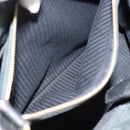 FENDI Tote Bag Leather 2way Black Gold Auth bs35580-24
