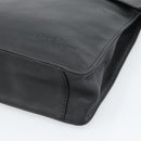 Salvatore Ferragamo Shoulder Bag Leather Black Silver Auth bs35581-9