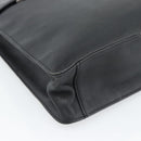 Salvatore Ferragamo Shoulder Bag Leather Black Silver Auth bs35581-14