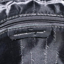 Salvatore Ferragamo Shoulder Bag Leather Black Silver Auth bs35581-12