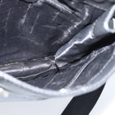 Salvatore Ferragamo Shoulder Bag Leather Black Silver Auth bs35581-18