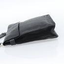 Salvatore Ferragamo Shoulder Bag Leather Black Silver Auth bs35581-3