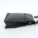 Salvatore Ferragamo Shoulder Bag Leather Black Silver Auth bs35581-4