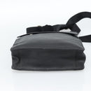 Salvatore Ferragamo Shoulder Bag Leather Black Silver Auth bs35581-5