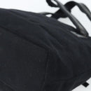 GUCCI Hand Bag Cotton Black Silver 002 8079 Auth bs35582-15