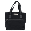 GUCCI Hand Bag Cotton Black Silver 002 8079 Auth bs35582-13