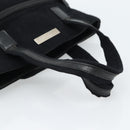 GUCCI Hand Bag Cotton Black Silver 002 8079 Auth bs35582-7