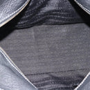 CELINE Hand Bag Leather Black Gold Auth bs35584A-11