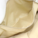Chloe Paddington Tote Bag Leather White Gold Silver Auth bs35586A-22