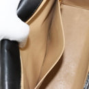 CHANEL Matelasse Shoulder Bag Lamb Skin Black Gold CC Auth bs35587-21