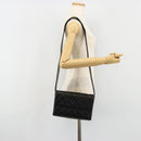 CHANEL Matelasse Shoulder Bag Lamb Skin Black Gold CC Auth bs35587-24