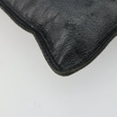CHANEL Shoulder Bag Lamb Skin Gray Gold CC Auth bs35588-17