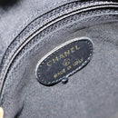CHANEL Shoulder Bag Lamb Skin Gray Gold CC Auth bs35588-10