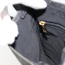CHANEL Shoulder Bag Lamb Skin Gray Gold CC Auth bs35588-20