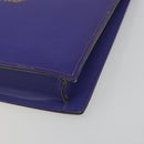 CHANEL Hologram Line Chain Shoulder Bag Nylon Purple Silver CC Auth bs35589A-14