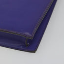 CHANEL Hologram Line Chain Shoulder Bag Nylon Purple Silver CC Auth bs35589A-16