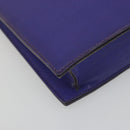 CHANEL Hologram Line Chain Shoulder Bag Nylon Purple Silver CC Auth bs35589A-17