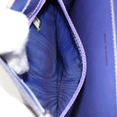 CHANEL Hologram Line Chain Shoulder Bag Nylon Purple Silver CC Auth bs35589A-11