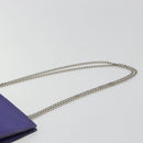 CHANEL Hologram Line Chain Shoulder Bag Nylon Purple Silver CC Auth bs35589A-8