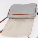 PRADA Sports Line Backpack Canvas Silver Auth bs35592-22