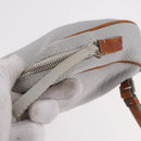 PRADA Sports Line Backpack Canvas Silver Auth bs35592-23