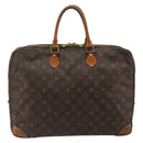 LOUIS VUITTON Monogram Porte Documents Voyage 2 Compartments M53362 Auth bs35595-2