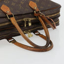 LOUIS VUITTON Monogram Porte Documents Voyage 2 Compartments M53362 Auth bs35595-7