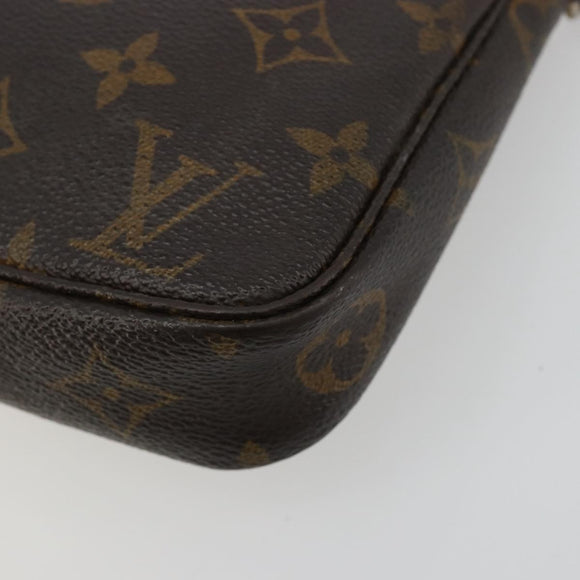 LOUIS VUITTON Monogram Pochette Accessoires Pouch M51980 LV Auth bs35597